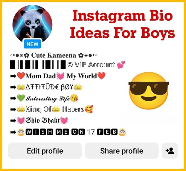 cool instagram bio